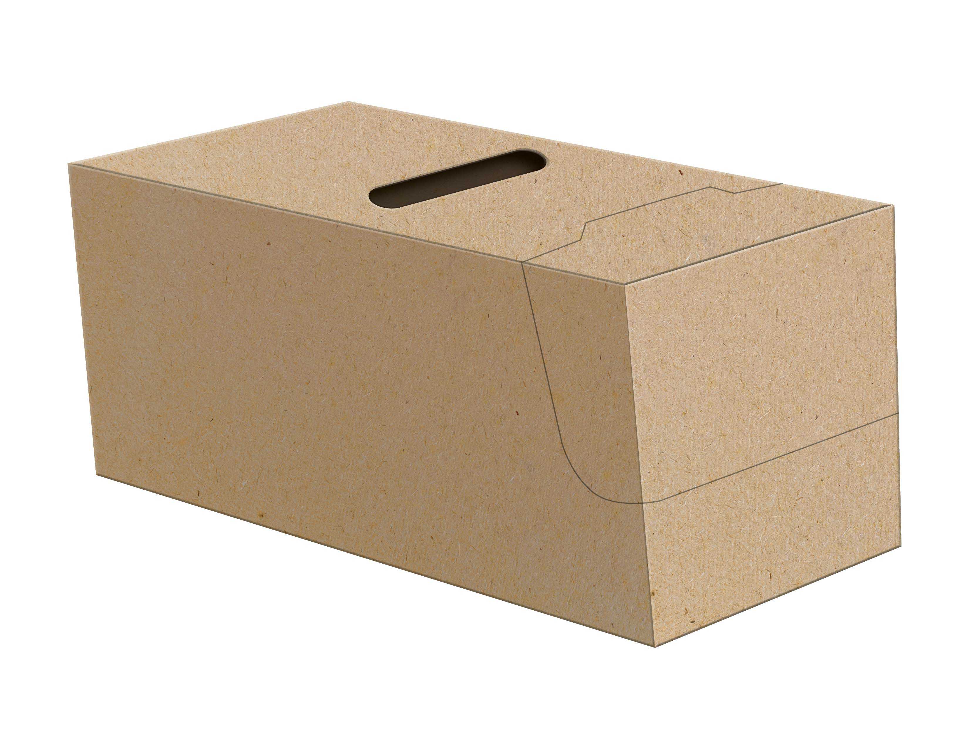 Cardboard fridge box