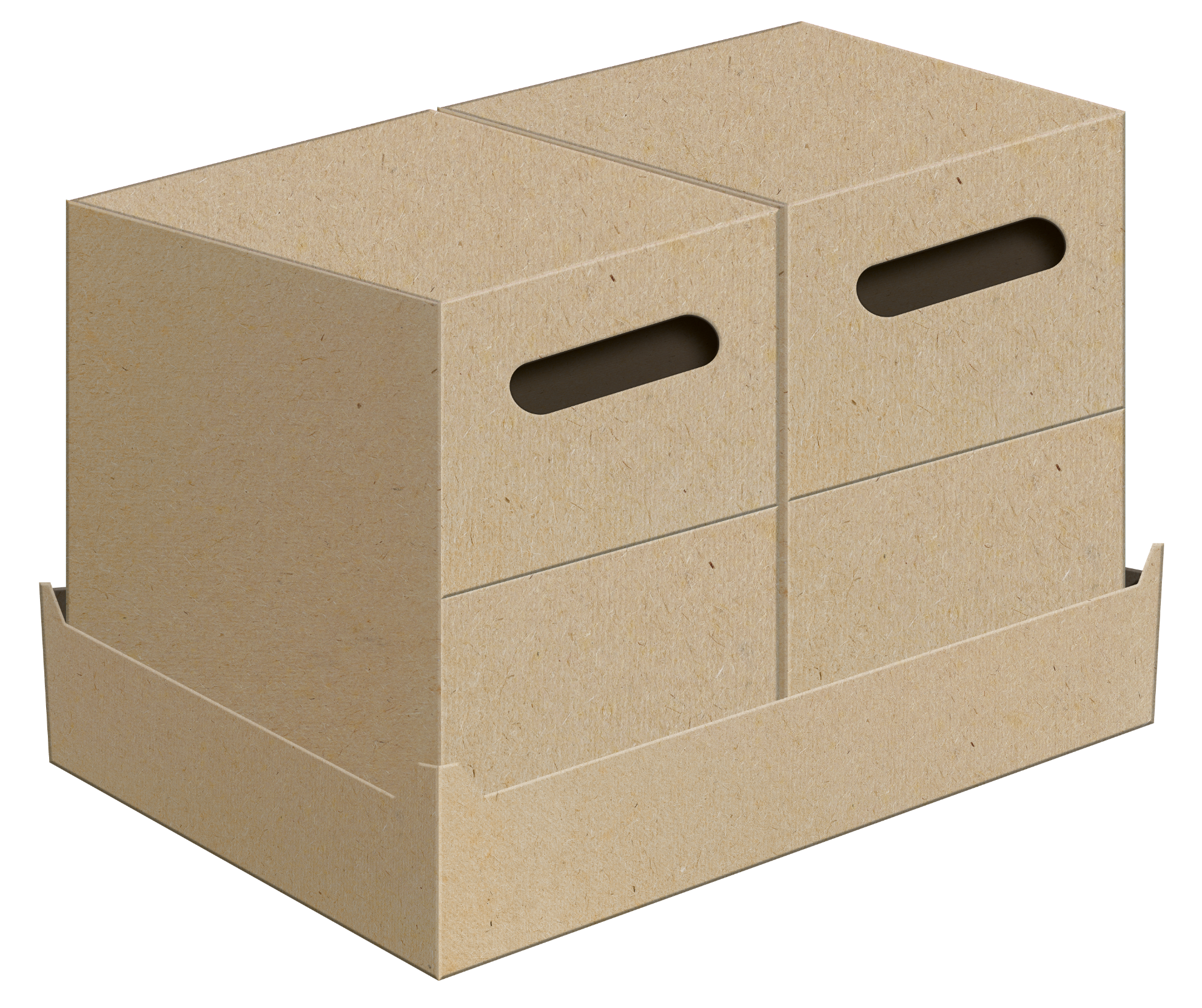 Packaged paperboard boxes